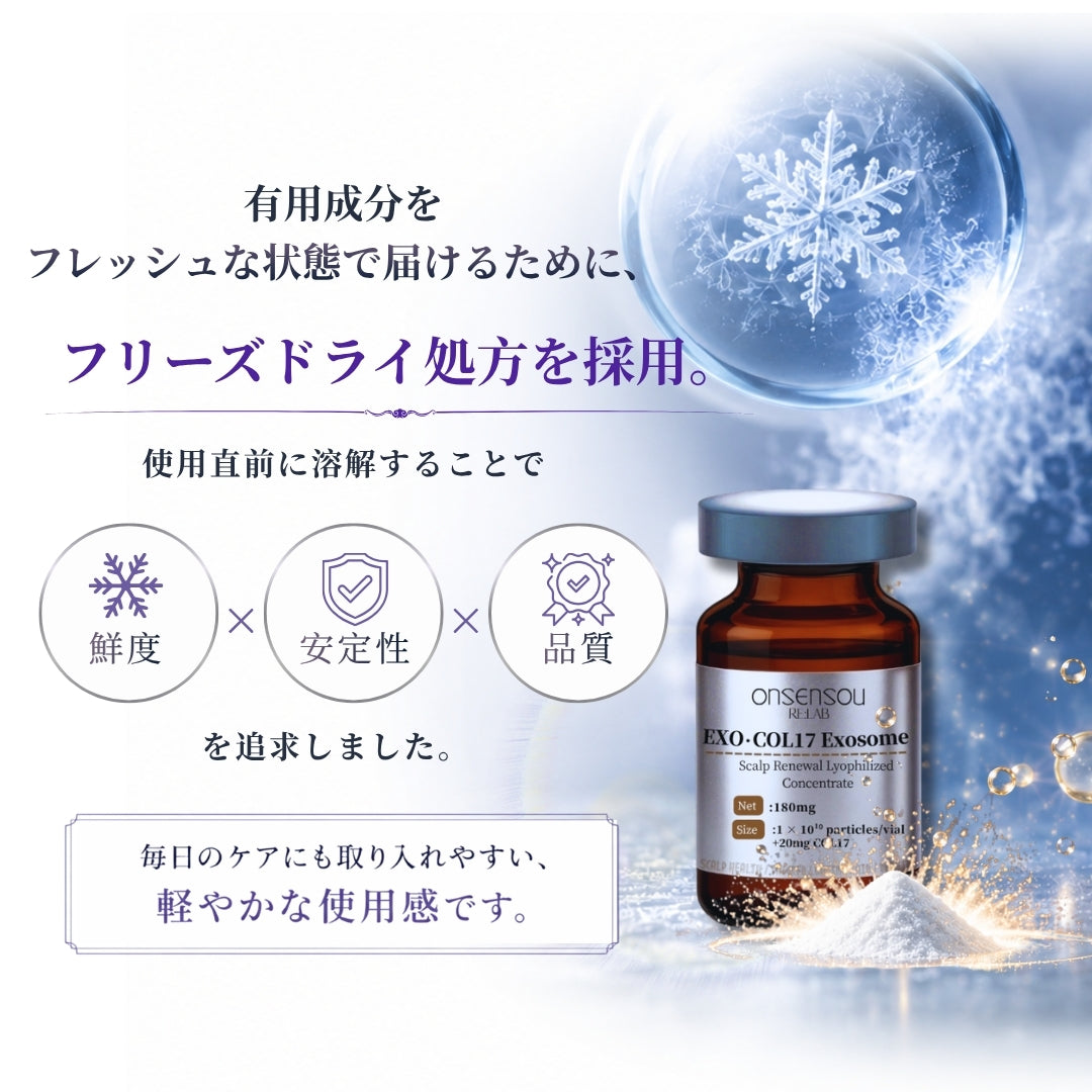 ONSENSOU RE:LAB EXOSOME | EXO•COL17 Scalp Essence
