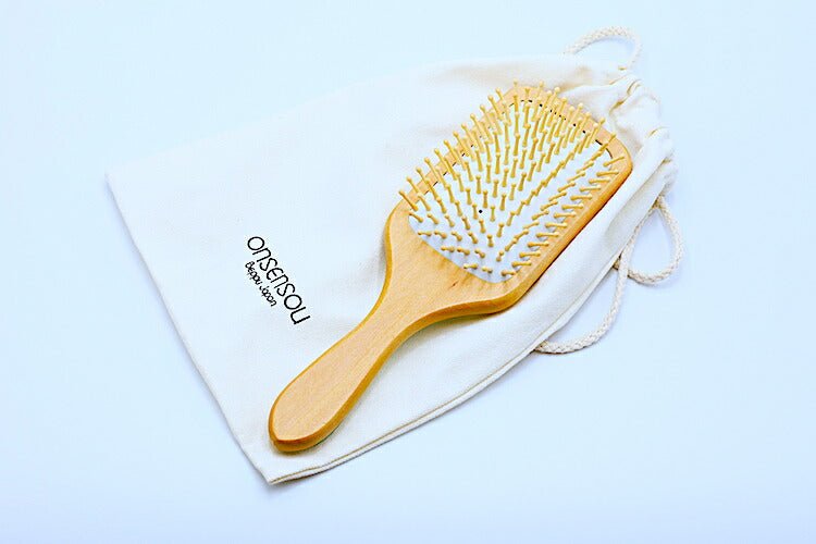 [Official] ONSENSOU Golden Silk Repair Shampoo & Brush 2-piece Set
